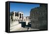 Egypt, Aswan, Kom Ombo, Temple of Sobek and Haroeri-null-Framed Stretched Canvas