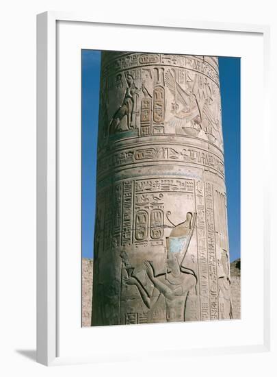 Egypt, Aswan, Kom Ombo, Temple of Sobek and Haroeri-null-Framed Giclee Print