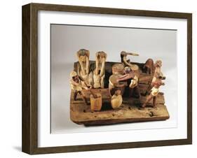 Egypt, Asyut, Bread Preparation, Wooden Model-null-Framed Giclee Print