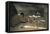 Egypt, Bahariya Oasis, Valley of the Golden Mummies, New Excavations-null-Framed Stretched Canvas