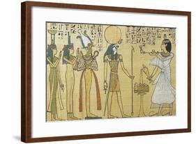 Egypt, Beginning of the Book of the Dead-null-Framed Giclee Print