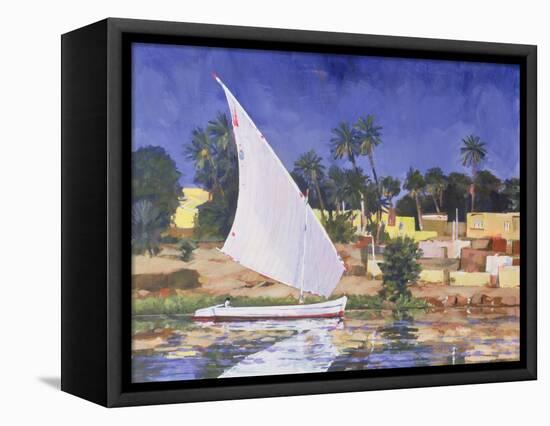 Egypt Blue-Clive Metcalfe-Framed Stretched Canvas