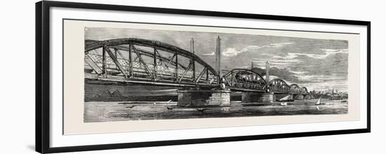 Egypt, Bridge, 1879-null-Framed Premium Giclee Print