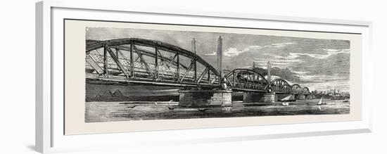 Egypt, Bridge, 1879-null-Framed Premium Giclee Print