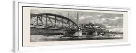 Egypt, Bridge, 1879-null-Framed Premium Giclee Print