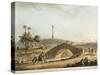 Egypt, Bridge over Alexandria Canal, 1804-Luigi Mayer-Stretched Canvas