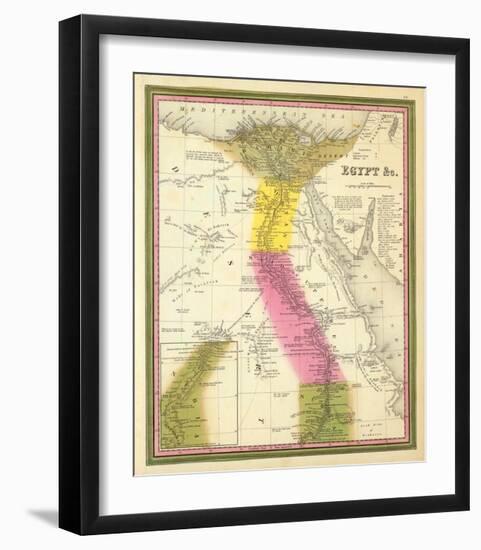 Egypt, c.1846-Samuel Augustus Mitchell-Framed Art Print