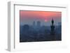 Egypt, Cairo, Al Azhar Park, Sultan Hasan Mosque, Back Light-Catharina Lux-Framed Photographic Print