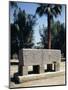 Egypt, Cairo, Ancient Memphis, Engraved Sarcophagus-null-Mounted Giclee Print