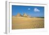 Egypt, Cairo, Ancient Memphis, Pyramids at Giza, Pyramid of Cheops, Chephren and Mykerinus-null-Framed Giclee Print