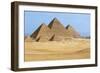 Egypt, Cairo, Ancient Memphis, Pyramids at Giza, Pyramid of Khafre-null-Framed Giclee Print