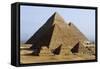 Egypt, Cairo, Ancient Memphis, Pyramids at Giza, Pyramid of Khafre-null-Framed Stretched Canvas