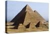 Egypt, Cairo, Ancient Memphis, Pyramids at Giza, Pyramid of Khafre-null-Stretched Canvas