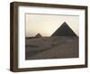 Egypt, Cairo, Ancient Memphis, Pyramids at Giza. Pyramid of Khafre-null-Framed Giclee Print