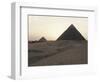 Egypt, Cairo, Ancient Memphis, Pyramids at Giza. Pyramid of Khafre-null-Framed Giclee Print