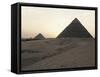 Egypt, Cairo, Ancient Memphis, Pyramids at Giza. Pyramid of Khafre-null-Framed Stretched Canvas