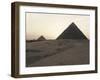 Egypt, Cairo, Ancient Memphis, Pyramids at Giza. Pyramid of Khafre-null-Framed Giclee Print