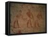 Egypt, Cairo, Ancient Memphis, Saqqara, Relief of Farmers at Work-null-Framed Stretched Canvas