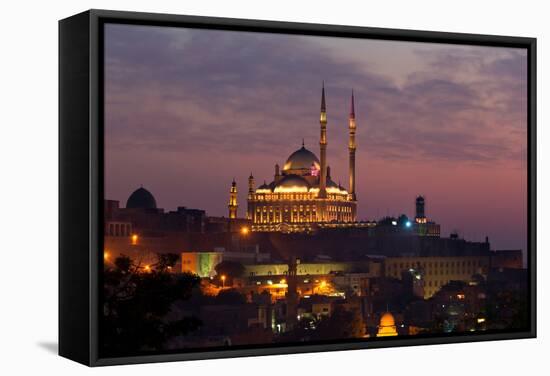 Egypt, Cairo, Citadel and Mosque of Muhammad Ali-Catharina Lux-Framed Stretched Canvas