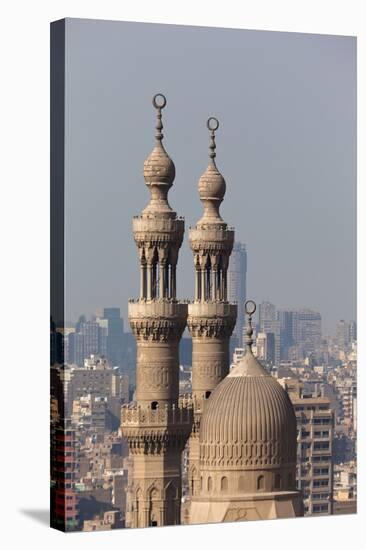 Egypt, Cairo, Citadel, View at Mosque-Madrassa of Sultan Hassan-Catharina Lux-Stretched Canvas