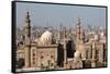 Egypt, Cairo, Citadel, View at Mosque-Madrassa of Sultan Hassan-Catharina Lux-Framed Stretched Canvas