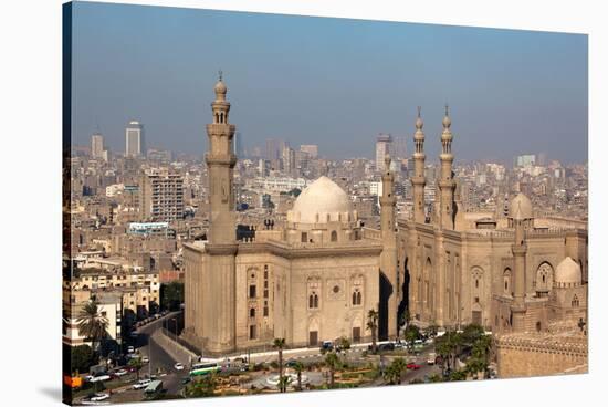 Egypt, Cairo, Citadel, View at Mosque-Madrassa of Sultan Hassan-Catharina Lux-Stretched Canvas