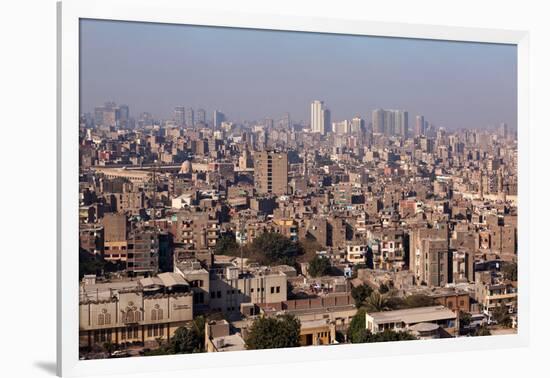 Egypt, Cairo, Citadel, View at the Islamic Old Town-Catharina Lux-Framed Photographic Print