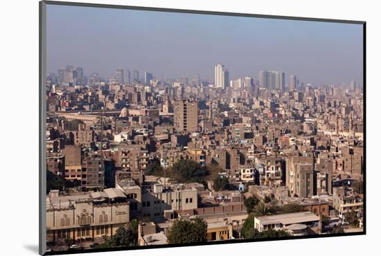 Egypt, Cairo, Citadel, View at the Islamic Old Town-Catharina Lux-Mounted Photographic Print