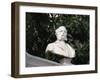 Egypt, Cairo, Egyptian Museum. Marble Bust of the French Archaeologist Emmanuel De Rouge-null-Framed Giclee Print