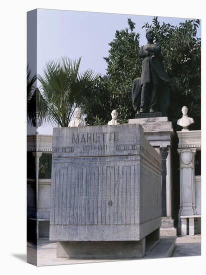 Egypt, Cairo, Egyptian Museum, Tomb of Auguste-Edouard Mariette-null-Stretched Canvas