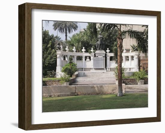 Egypt, Cairo, Egyptian Museum, Tomb of Auguste-Edouard Mariette-null-Framed Giclee Print