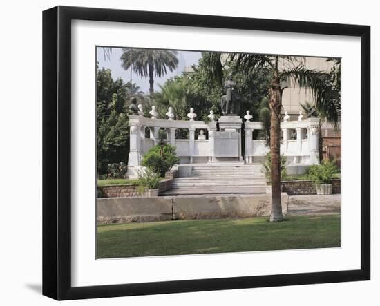 Egypt, Cairo, Egyptian Museum, Tomb of Auguste-Edouard Mariette-null-Framed Giclee Print