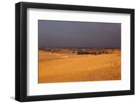 Egypt, Cairo, Giza, Desert, Evening Light-Catharina Lux-Framed Photographic Print