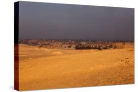 Egypt, Cairo, Giza, Desert, Evening Light-Catharina Lux-Stretched Canvas