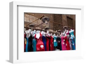 Egypt, Cairo, Islamic Old Town, Clothes Market-Catharina Lux-Framed Photographic Print