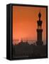 Egypt, Cairo, Islamic Quarter, Silhouette of Minarets and Mosques-Michele Falzone-Framed Stretched Canvas