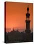 Egypt, Cairo, Islamic Quarter, Silhouette of Minarets and Mosques-Michele Falzone-Stretched Canvas