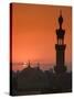 Egypt, Cairo, Islamic Quarter, Silhouette of Minarets and Mosques-Michele Falzone-Stretched Canvas