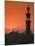 Egypt, Cairo, Islamic Quarter, Silhouette of Minarets and Mosques-Michele Falzone-Mounted Photographic Print