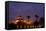 Egypt, Cairo, Landmark, Citadel with Mohamad Ali Mosque, Dusk-Catharina Lux-Framed Stretched Canvas