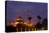 Egypt, Cairo, Landmark, Citadel with Mohamad Ali Mosque, Dusk-Catharina Lux-Stretched Canvas