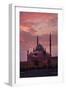 Egypt, Cairo, Landmark, Citadel with Mohamad Ali Mosque, Dusk-Catharina Lux-Framed Photographic Print