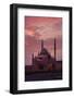 Egypt, Cairo, Landmark, Citadel with Mohamad Ali Mosque, Dusk-Catharina Lux-Framed Photographic Print