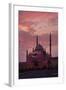 Egypt, Cairo, Landmark, Citadel with Mohamad Ali Mosque, Dusk-Catharina Lux-Framed Photographic Print