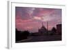 Egypt, Cairo, Landmark, Citadel with Mosque of Muhammad Ali, Dusk-Catharina Lux-Framed Photographic Print