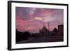 Egypt, Cairo, Landmark, Citadel with Mosque of Muhammad Ali, Dusk-Catharina Lux-Framed Photographic Print