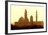 Egypt, Cairo, Mosque-Madrassa of Sultan Hassan in Backlight-Catharina Lux-Framed Photographic Print