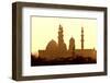 Egypt, Cairo, Mosque-Madrassa of Sultan Hassan in Backlight-Catharina Lux-Framed Photographic Print