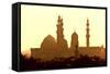 Egypt, Cairo, Mosque-Madrassa of Sultan Hassan in Backlight-Catharina Lux-Framed Stretched Canvas