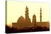 Egypt, Cairo, Mosque-Madrassa of Sultan Hassan in Backlight-Catharina Lux-Stretched Canvas